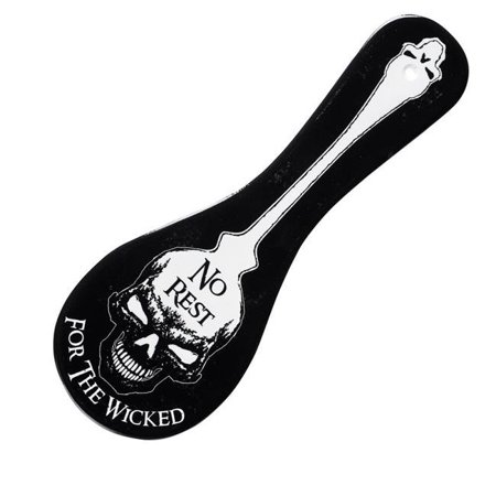 

Alchemy Gothic Ceramic No Rest for the Wicked Spoon Rest