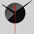 thumbnail image 3 of WIFKLSIIPG Frameless DIY Wall Mute Clock 3D Mirror Surface Sticker Home Office Decor(Black), 3 of 8