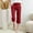 Red, variant on Hauaitttt Women High Waisted Wide Leg Pants Fashion Drawstring Elastic Trousers Comfy Straight Leg Long Pants with Pockets plus Size Sweatpants for Women Track Sweatpants for Women Womens Sweatpants