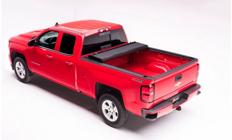 Bak Industries 448131 Tonneau Cover Bakflip Mx4 Hard Folding Lockable Using Tailgate Handle Lock Matte Black Aluminum Can Be Used With Bak Tool Box Walmart Canada