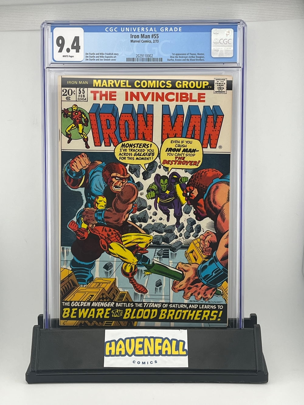 Iron Man #55 - CGC 9.4 Comic Book