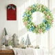 thumbnail image 4 of Decoraciones navideñas, adornos navideños, corona navideña, corona de ratán para colgar en la puerta o la pared, decoración navideña para escaparates, decoración para centros comerciales, regalo, coro, 4 of 6