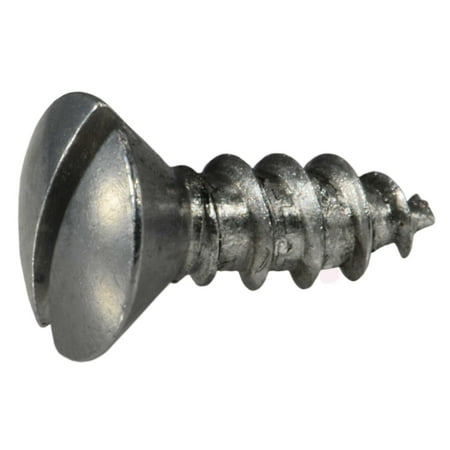 

#8 x 1/2 Aluminum Slotted Oval Head Sheet Metal Screws SMSOA-110 (30 pcs.)