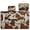 Retro Cowhide Cow Print, variant on COEQINE Quilted Golf Cart Seat Cover, Folds Like a Bag with Handle for Easy Carry, Universal Fit 51.2"x30.3" for EZGO Yamaha Club Car 2-Seaters, 4 Pockets, Highland Cow Sunflower Wood Grain