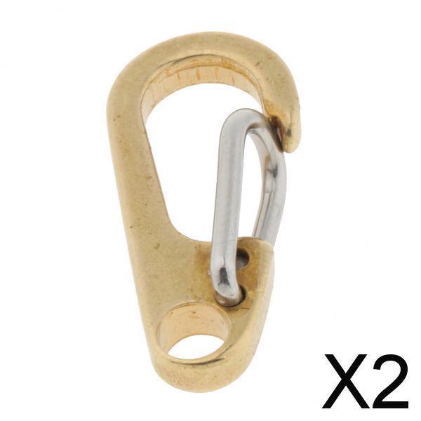 Paquete de 2-6 llaveros Quickdraw Colamx con resorte gancho a presión mosquetón Hebilla colgante 2 piezas