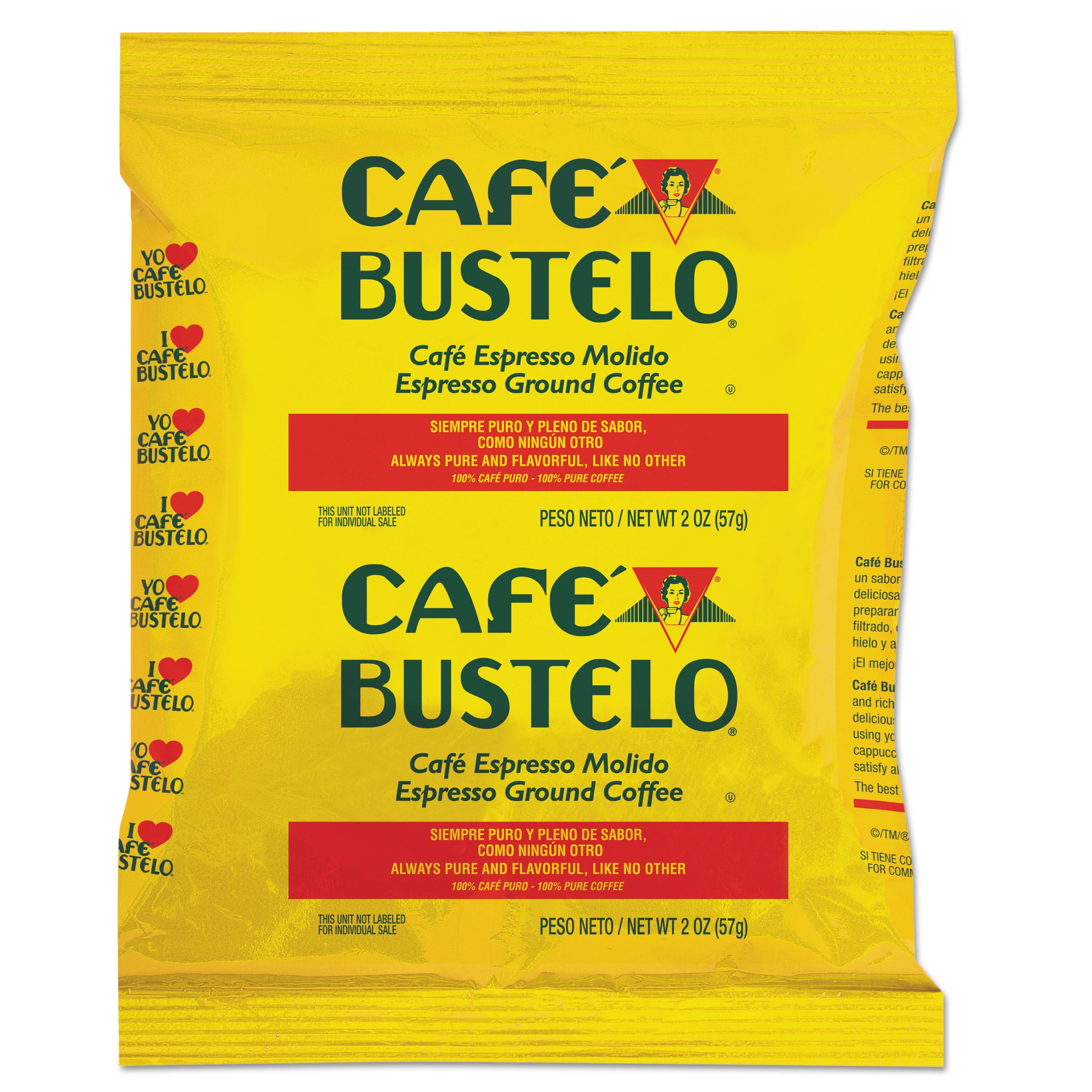 Cafe Bustelo Espresso Ground Coffee Fraction Packs, 2 oz, 30 count by J.M. SMUCKER CO.
