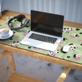 thumbnail image 3 of Long Mouse Pads for Desk,Green Cow Heart Pattern Desk Mats on Top Of Desks, Desk Mouse Pad Extra Large with 3mm Non-Slip Base and Stitched Edge for Gaming,Office,Work,Home 35.4"x15.7", 3 of 6