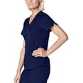 thumbnail image 3 of Adar Pro Scrub Set for Women - Modern V-Neck Scrub Top & Tailored Yoga Scrub Pants, 3 of 7