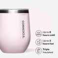 thumbnail image 3 of Vaso de vino sin tallo Thermos Corkcicle, 355 ml, rosa, 3 of 8
