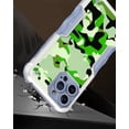 thumbnail image 4 of Case and Pouch Bundle for iPhone 14 Pro Max: Heavy Duty Armor Rugged Case (Army Green Camo) and Vertical Rugged Nylon Belt Holster (Green Camo), 4 of 9