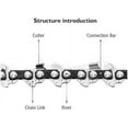 thumbnail image 5 of 4 Inch/6 Inch Electric Chain Saw Mini Steel Chainsaw Chains Electric Chainsaws Garden Power Tools Accessories (Color : 6 inch SET2, Size : 1) 6 Inch Set2 1 6 Inch Set2 1, 5 of 5