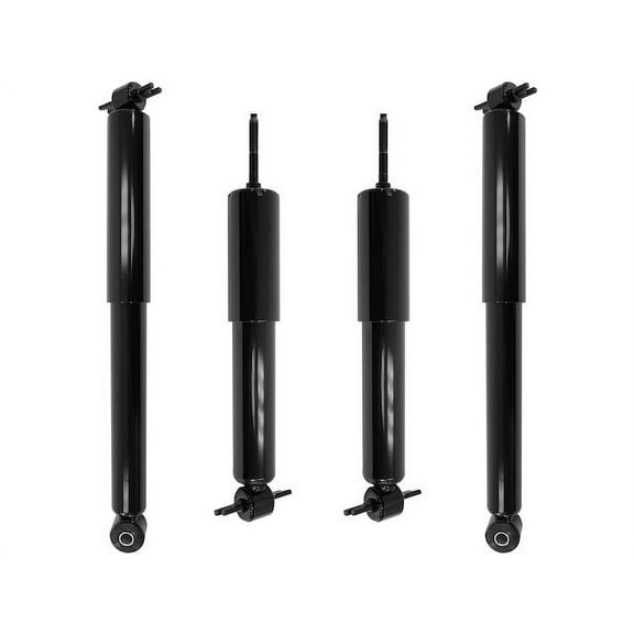 Front and Rear Shock Absorber Kit - Compatible with 2003 - 2014 GMC Savana 1500 RWD 2004 2005 2006 2007 2008 2009 2010 2011 2012 2013