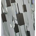 thumbnail image 2 of Bethel International Chandelier Matte Black Metal & Crystal, 2 of 6