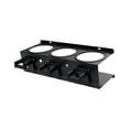 thumbnail image 3 of Elodie Spray Bottle Rack Holder with 5 Square Hooks for Utility Room Workspace Home black 3 holes, 3 of 8