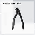 thumbnail image 5 of Black Long Handle Locking Toenail Clippers for Seniors, Stainless Steel Anti-Splash Wide Jaw Clippers with Built-in Nail Case, Heavy Duty Ergonomic Angled Head Cutter for Thick Ingrown Nails, 5 of 8