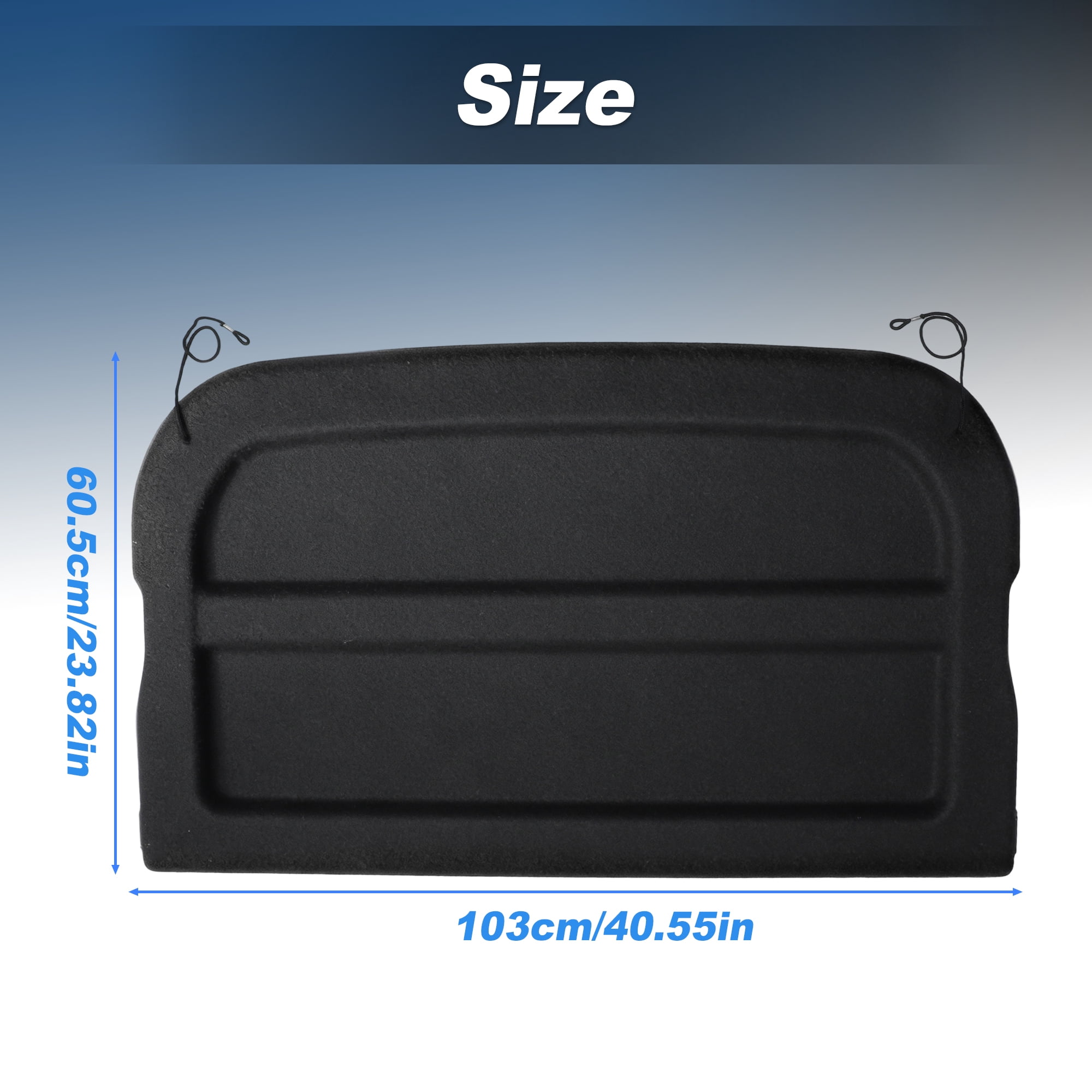 Unique Bargains Cargo Cover for Nissan Kicks 2025 2026 Rear Trunk Shade Non-Retractable