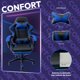 thumbnail image 5 of Silla Gamer Escritorio Ergonómica Reclinable Con Descansa Pies azul Grande Titano TT-SGCRP, 5 of 7