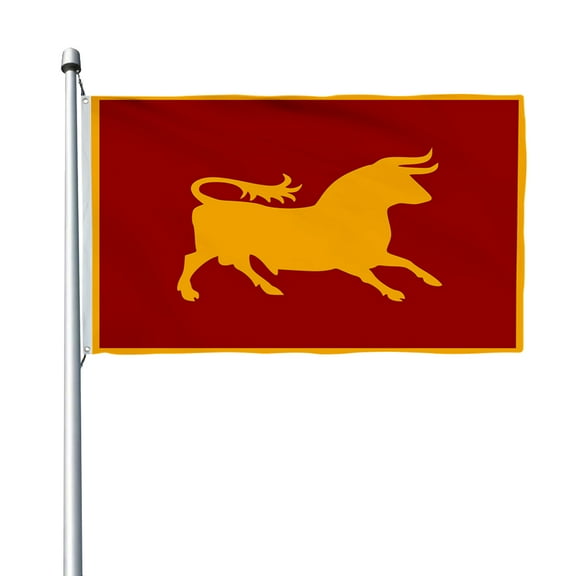 Aihccy Caesar s Legion Flag with Brass Grommets Size - 3x5Ft
