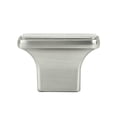 thumbnail image 3 of Contemporary 1-1/2-inch Nepoli Stainless Steel Brushed Nickel Finish Square Cabinet  Pull Knobs (Case of 5), 3 of 5