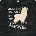 thumbnail image 4 of Inktastic Auntie's You Say Alpaca My Bags Boys or Girls Toddler T-Shirt, 4 of 5