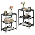 thumbnail image 7 of VECELO (Set of 2) Narrow Nightstand with Metal Frame, Industrial Style End Side Table, Charcoal Grey, 7 of 7