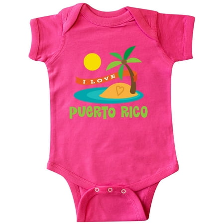 

Inktastic I Love Puerto Rico Gift Baby Boy or Baby Girl Bodysuit
