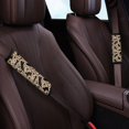 thumbnail image 3 of Chririnla Black Cat Silhouette Car Seat Belt Pads Comfortable Non-Slip Seatbelt Covers, Premium Effortless Fit Compatible with Truck Sedan Auto, 3 of 7
