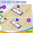 thumbnail image 6 of KEEPOW Reusable Microfiber Pads Compatible with SwifferPowerMop (6 Pack), 6 of 9