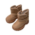 thumbnail image 4 of DOMELAY 1/4 Scale Figure Snow Boots Simulation Miniature Female Action Figures Shoes brown, 4 of 9