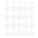 thumbnail image 1 of Juego de ganchos en forma de S decorativos de acero inoxidable sin oxidación, 600 Uds., ganchos decorativos en forma de S para Navidad, 1 of 8