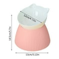 DUAONETS Cat Bowl Tilting Pet Bowl Anti Knockover Pet Food Utensils duaonets-cat-bowl-tilting-pet-bowl-anti-knockover-pet-food-utensils