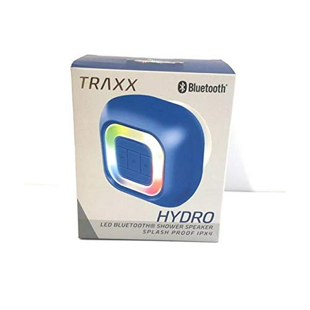 Traxx Hydro LED Bluetooth Shower Speaker with A Pandora 90 Day Premium