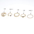 thumbnail image 5 of 1 juego 5 uds nueva piedra turquesa Boho Midi medio s apilables Zulema  Anillos, 5 of 5
