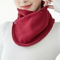 thumbnail image 3 of AUNVITO Women's Fleece-Lined Scarf with Double Buckle Design Windproof Thermal Outdoor and Casual Multi-Functional, 3 of 3
