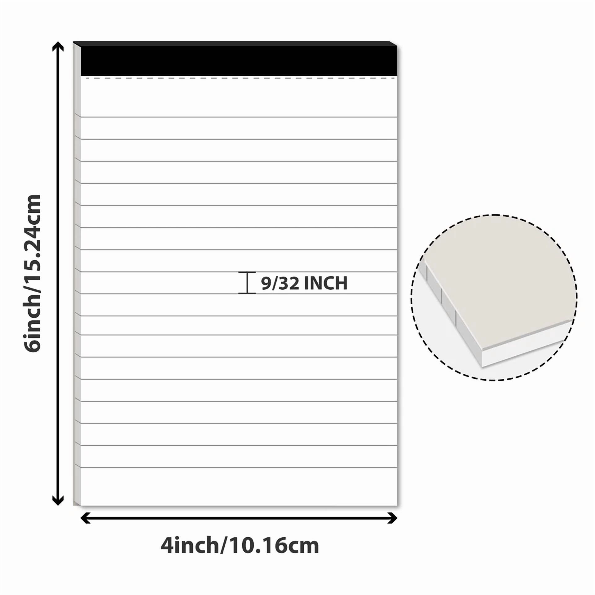 Notepad For Daily Planning And Organization Of Work – 4 X 6-Inches Lined Pape...
