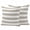 Beige, variant on 2 Pack Outdoor Waterproof Throw Pillow Covers, Beige and White Stripe Decorative Square Pillow Case Patio Pillowcases for Chair Couch Sofa 16x16in
