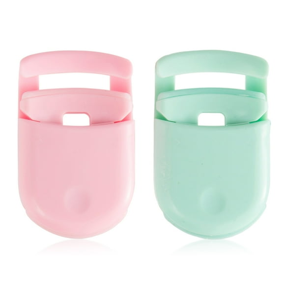 2 Pieces Mini Eyelash Curlers Portable Lash Curlers Travel Plastic Eyelash Curlers