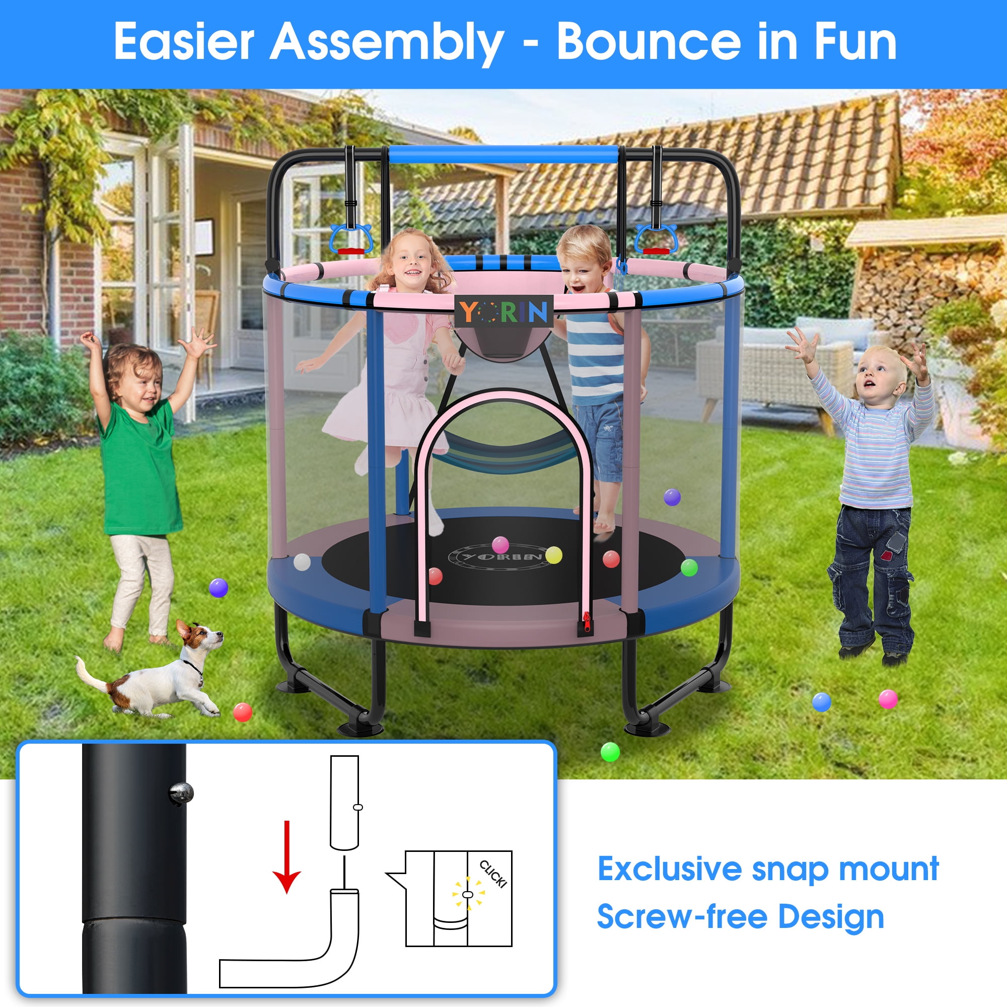 yunn⭐︎kids LIFE Walmart Black Friday Deals 2025 - YORIN Trampoline for Kids, 55