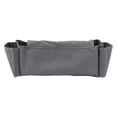 thumbnail image 3 of Bolsa para silla de ruedas, 34x13cm, color gris, con múltiples bolsillos, bolsa de almacenamiento para andador de gran capacidad, mochila para silla de ruedas de tela Oxford, 3 of 14
