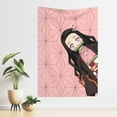 thumbnail image 3 of Kamado Nezuko Tapestry Dorm Decor Wall Hanging Tapestries Window Curtain Picnic Mat Beach Blanket 60x40 Inch, 3 of 9
