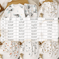 thumbnail image 3 of KPOPLK Boys Pajamas Long Sleeve Sleepwear Toddler Baby Trendy Graphic Print 2-Piece Pjs Set Comfy Khaki Size 9-12 Months, 3 of 5