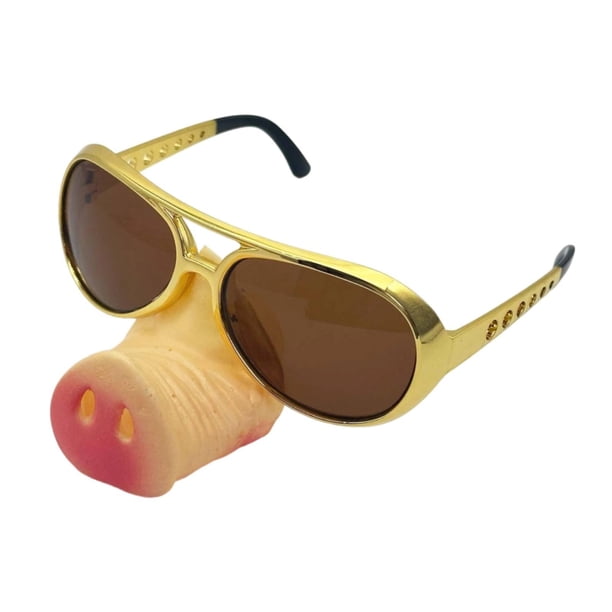 Divertidas gafas unisex con forma de nariz de cerdo para adultos, perfectas para cumpleaños, cosplay, fiestas de cumpleaños y como accesorio para