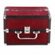 thumbnail image 3 of Estuche de Maquillaje, Caja de Transporte de Cosméticos, Caja Organizadora De Maquillaje, 4 Bandejas, Para Mujeres, Maquillador, Manualidades, Kit De Uñas (Vino Tinto Y Franja), 3 of 9