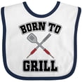 thumbnail image 3 of Inktastic Bbq Born to Grill Boys or Girls Baby Bib, 3 of 4