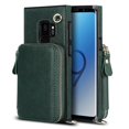 thumbnail image 1 of Funda tipo cartera para Samsung S9 con tarjetero y correa para el hombro para mujer, 1 of 5