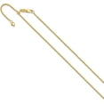 thumbnail image 2 of Avariah Diamonds 10K Yellow Gold Adjustable 1.6mm Wheat Chain - 22"- Made In Italy, 2 of 9