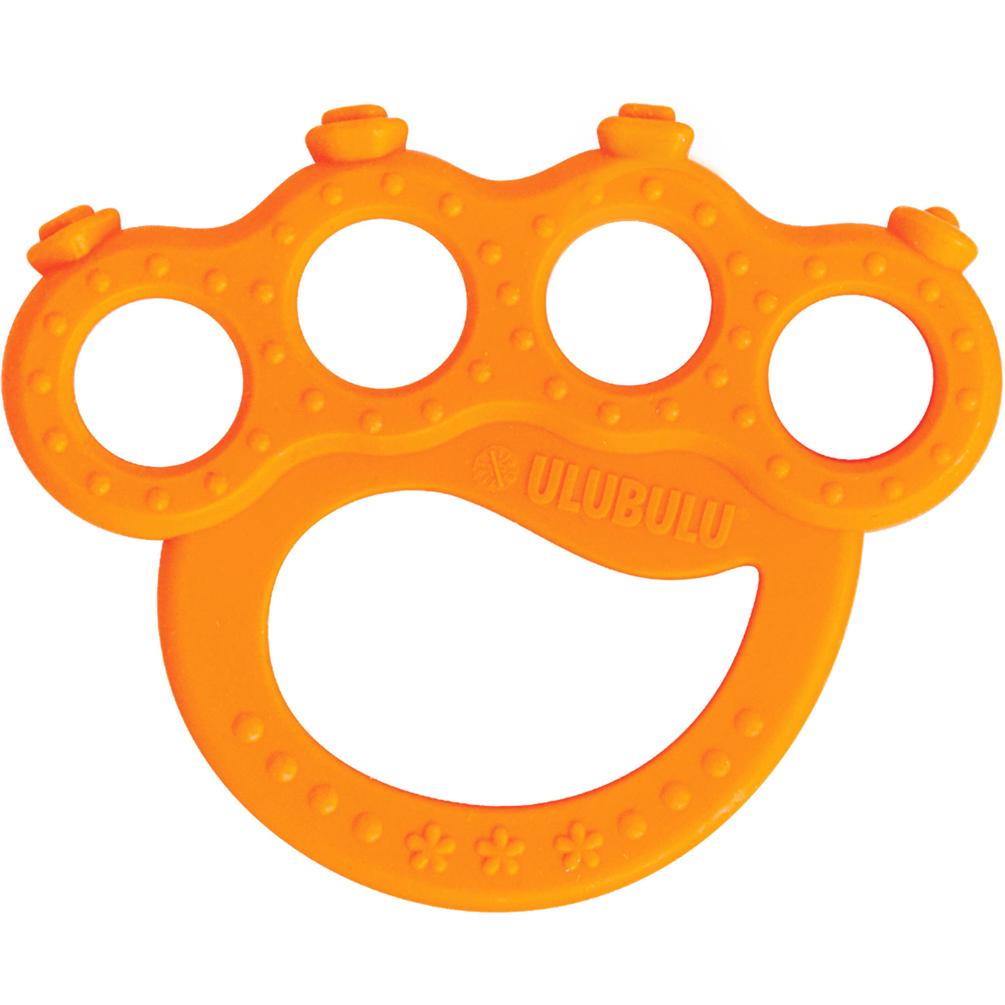 Ulubulu Brass Knuckles Teether, Single Pack