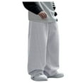 thumbnail image 6 of Tiijoy Teen Boys Baggy Sweatpants Casual Straight Leg Athletic Pants for Kids, Sizes 8-15, 6 of 8