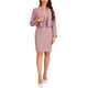 thumbnail image 1 of Conjuntos de traje de blazers de negocios para mujeres, blazers de manga larga casual y vestidos sin mangas, atuendos de trabajo para oficina XL gris rosa, 1 of 6