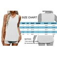 thumbnail image 5 of MOSHU 3 Pack Tank Tops for Women V Neck Sleeveless Women Shirts Flowy Loose Fit Tops Summer Outfits, 5 of 8
